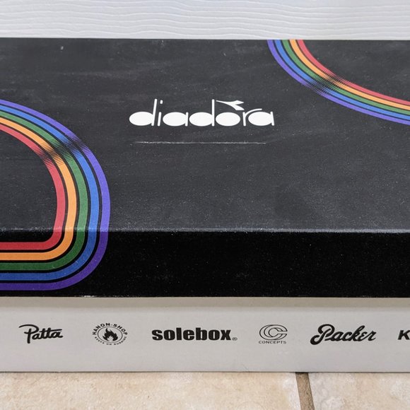 Diadora X Solebox IC4000 “Seoul To Rio” Made In Italy Size US10 UK9.5 2016 - Picture 11 of 11